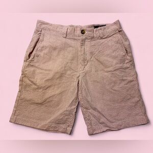 Vineyard Vines Classic Preppy Pink Seersucker Breaker Shorts Men’s Size 31